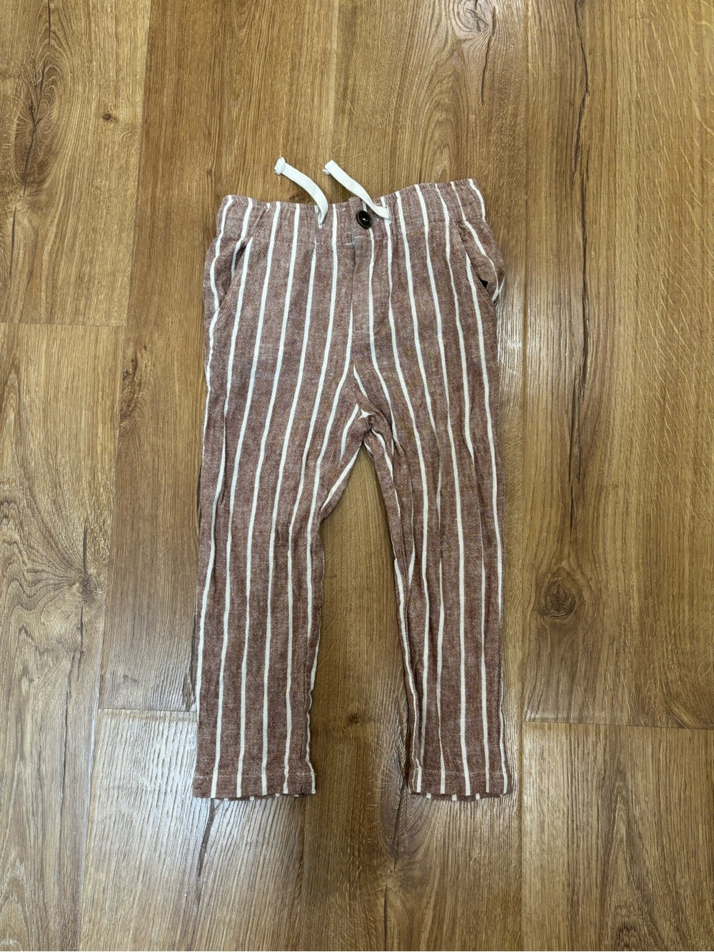 Rylee + Cru Kalen Striped Linen Pant